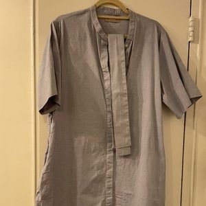 Everlane Short Sleeve Button Down Dress